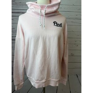 PINK Victoria's Secret Sweatshirt Small Sequins Spell Out Pullover Shirt Bling
